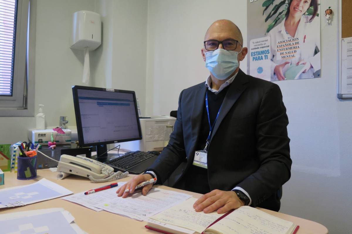 José Eloy Garca, enfermero especialista de salud mental y hasta ahora delegado de la AEESME en Asturias. FOTO: Covadonga Daz